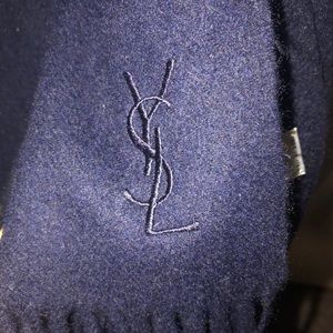 YSL wool scarf